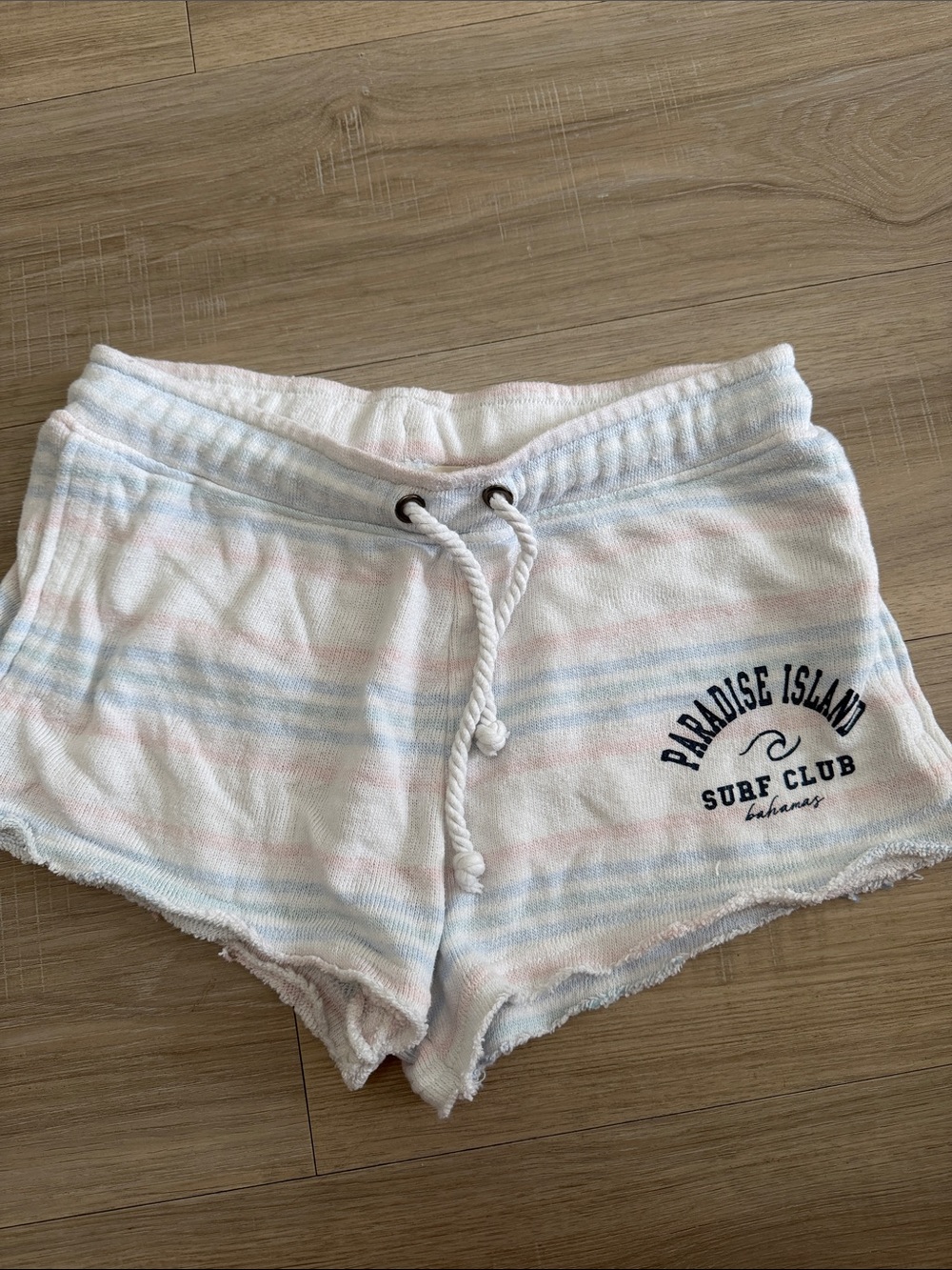Women's Striped Lounge Beach Shorts